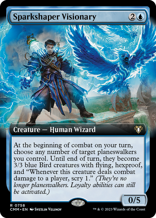 Sparkshaper Visionary (CMM-758) - Commander Masters: (Extended Art)
