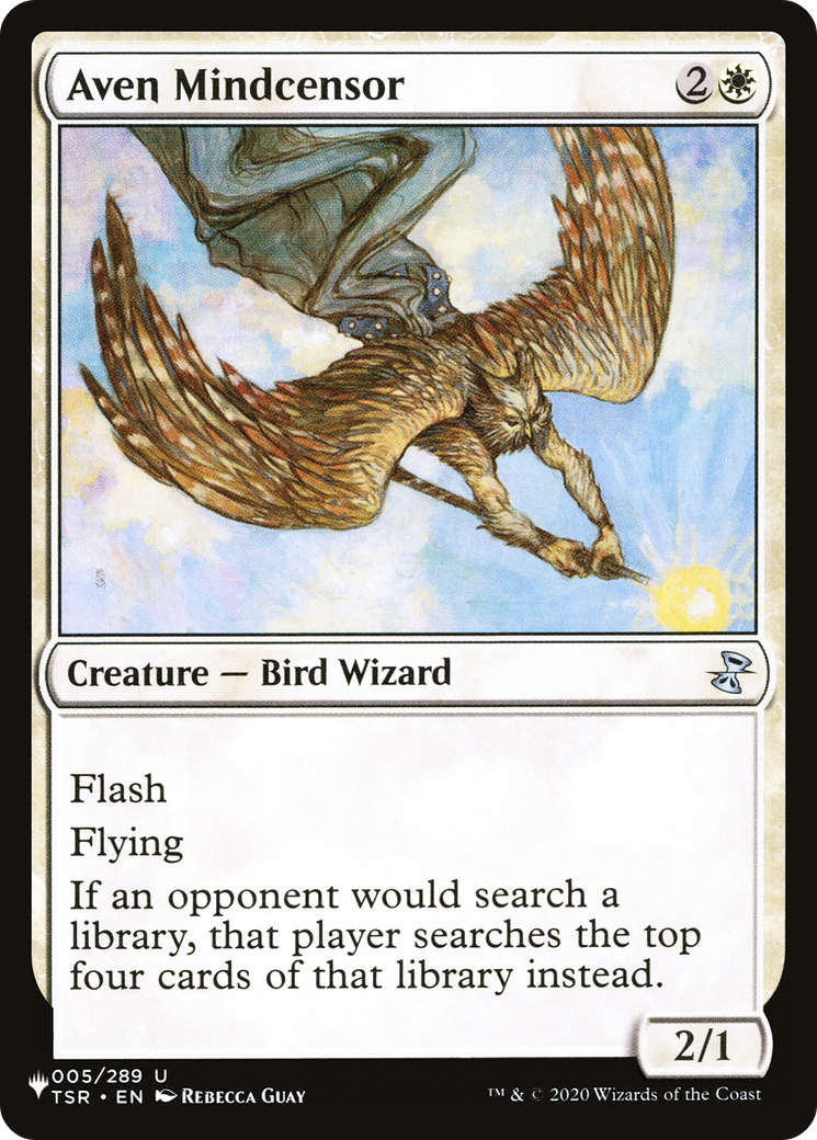 Aven Mindcensor (LIST-005/289) - The List
