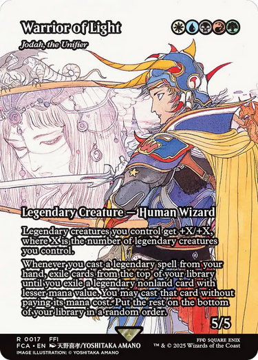 Jodah, the Unifier (FCA-017) - FINAL FANTASY: Through the Ages / Warrior of Light (Borderless)