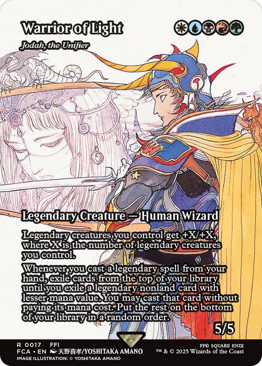 Jodah, the Unifier (FCA-017) - FINAL FANTASY: Through the Ages / Warrior of Light (Borderless)