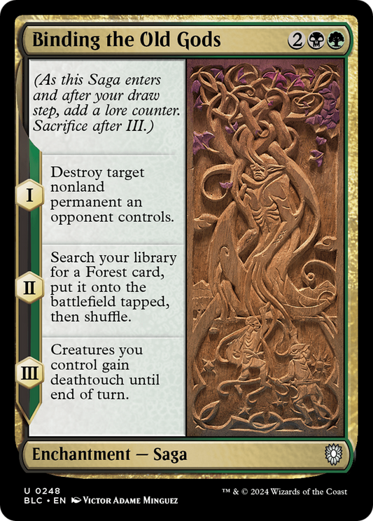 Binding the Old Gods (BLC-248) - Bloomburrow Commander