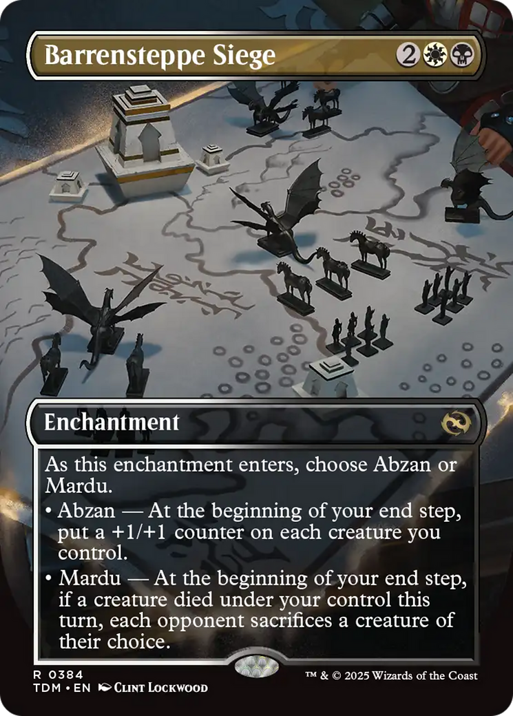 Barrensteppe Siege (Borderless) (TDM-384) - Tarkir: Dragonstorm