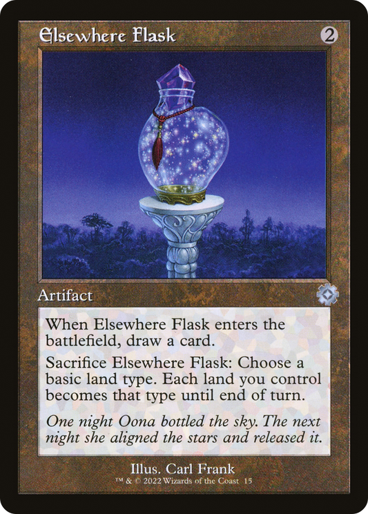 Elsewhere Flask (BRR-015) - The Brothers' War Retro Artifacts Foil