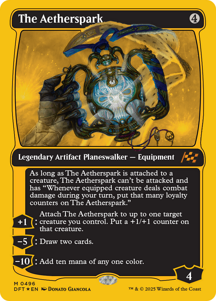 The Aetherspark (First-Place Foil) (DFT-496) - Aetherdrift Foil