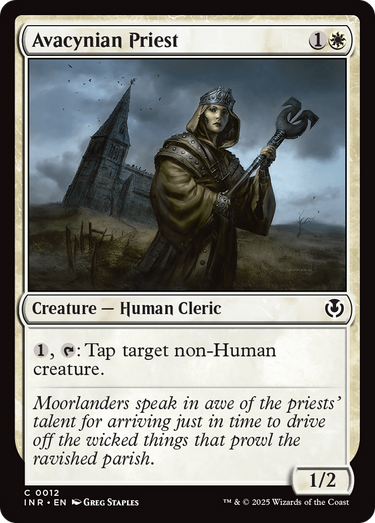 Avacynian Priest (INR-012) - Innistrad Remastered Foil