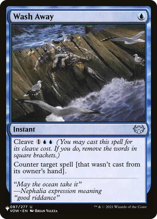Wash Away (LIST-087/277) - The List