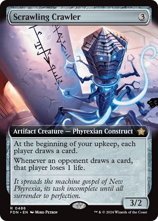 Scrawling Crawler (FDN-486) - Foundations: (Extended Art) Foil