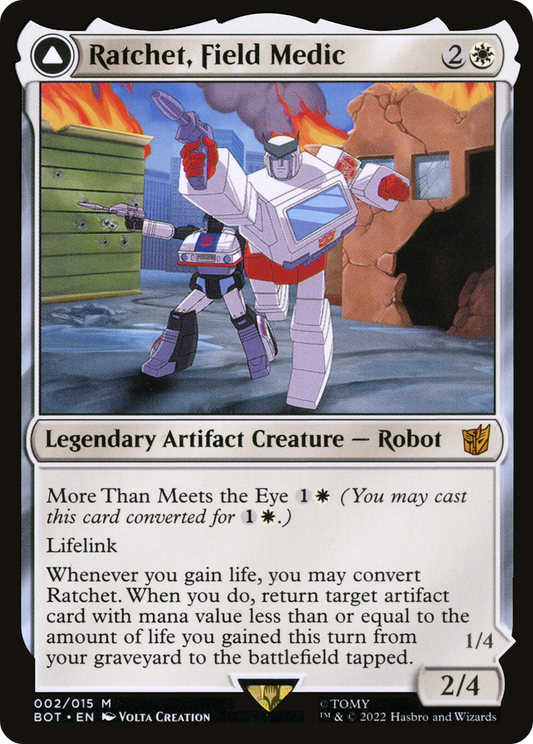 Ratchet, Field Medic Foil