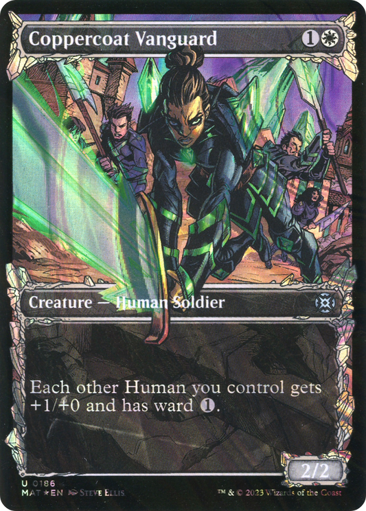 Coppercoat Vanguard (MAT-186) - March of the Machine: The Aftermath: (Showcase) Foil