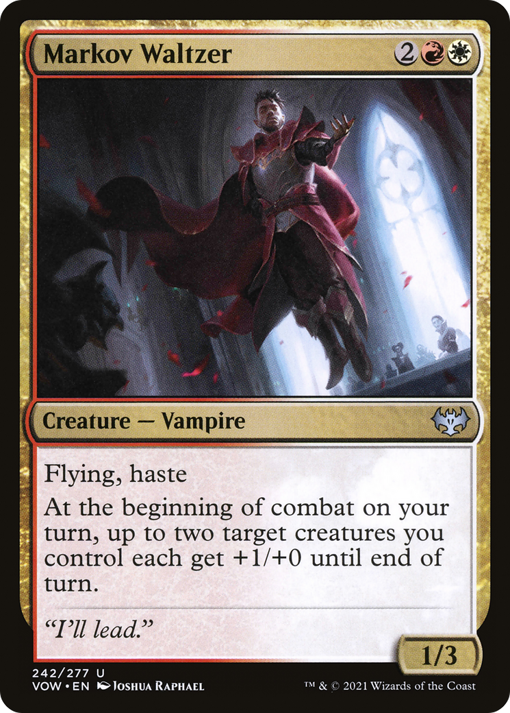 Markov Waltzer (VOW-242) - Innistrad: Crimson Vow Foil