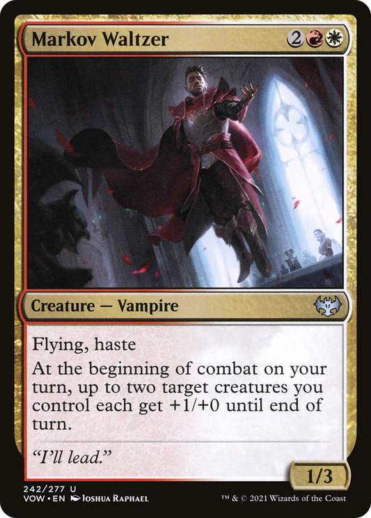 Markov Waltzer (VOW-242) - Innistrad: Crimson Vow Foil