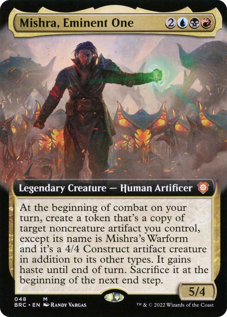 Mishra, Eminent One (BRC-048) - The Brothers' War Commander: (Extended Art)