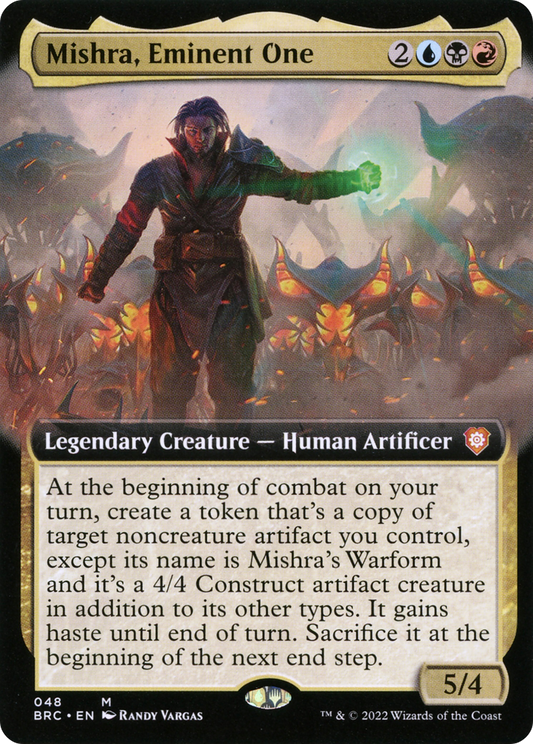 Mishra, Eminent One (BRC-048) - The Brothers' War Commander: (Extended Art)