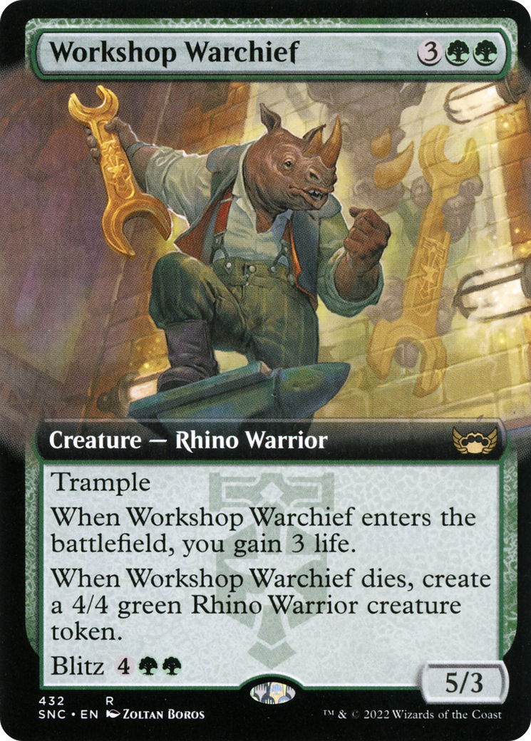 Workshop Warchief (SNC-432) - Streets of New Capenna: (Extended Art)