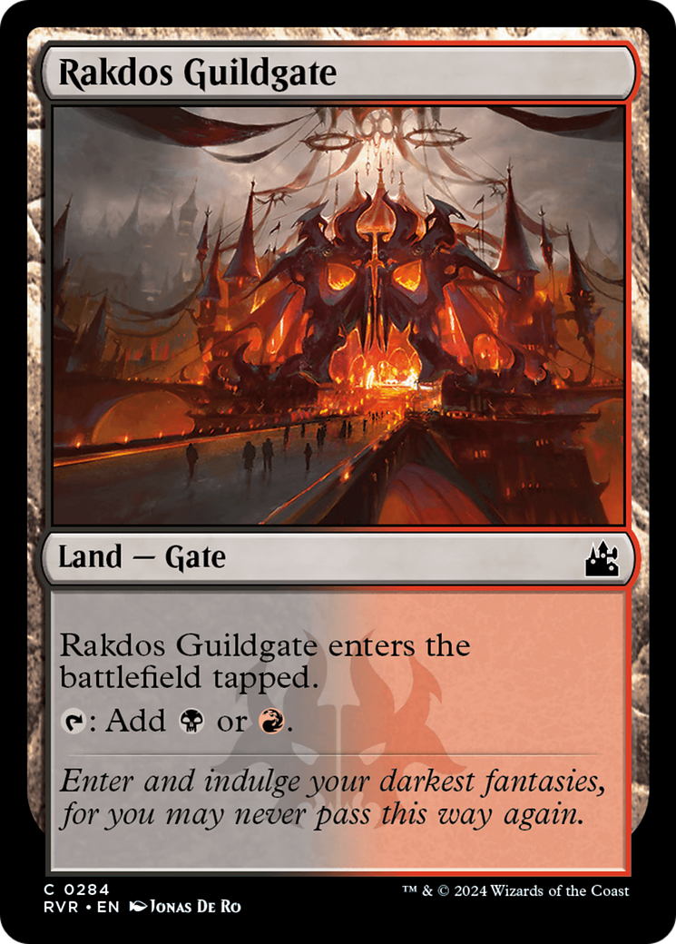 Rakdos Guildgate (RVR-284) - Ravnica Remastered Foil