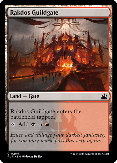 Rakdos Guildgate (RVR-284) - Ravnica Remastered Foil