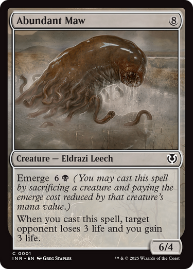 Abundant Maw (INR-001) - Innistrad Remastered