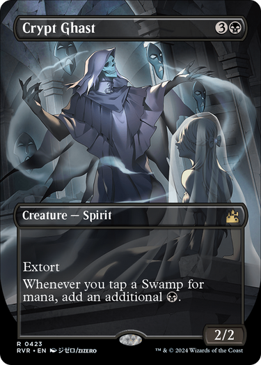 Crypt Ghast (Anime Borderless) (RVR-423) - Ravnica Remastered (Borderless)