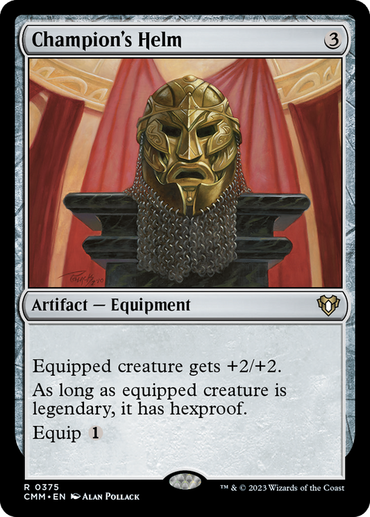 Champion's Helm (CMM-375) - Commander Masters Foil