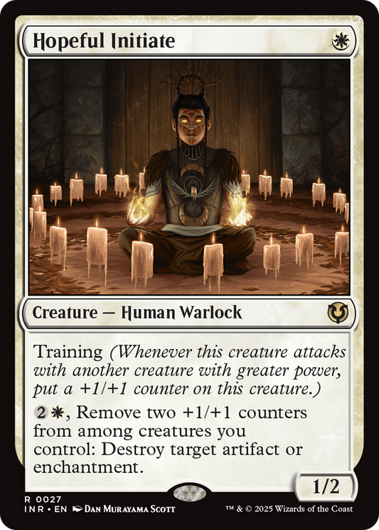 Hopeful Initiate (-027) - Innistrad Remastered Foil
