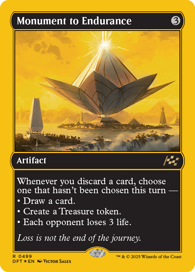 Monument to Endurance (First-Place Foil) (DFT-499) - Aetherdrift Foil