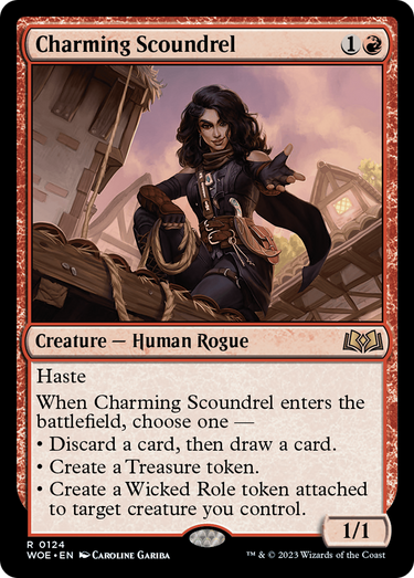 Charming Scoundrel (WOE-124) - Wilds of Eldraine
