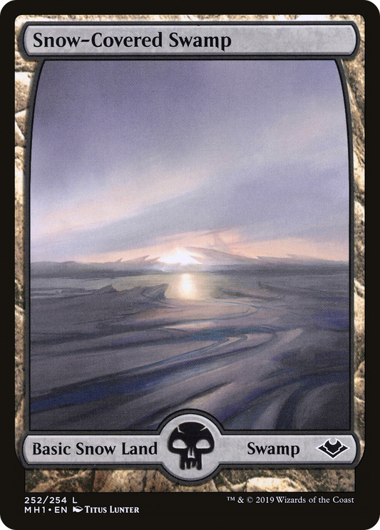 Snow-Covered Swamp (MH1-252) - Modern Horizons Foil
