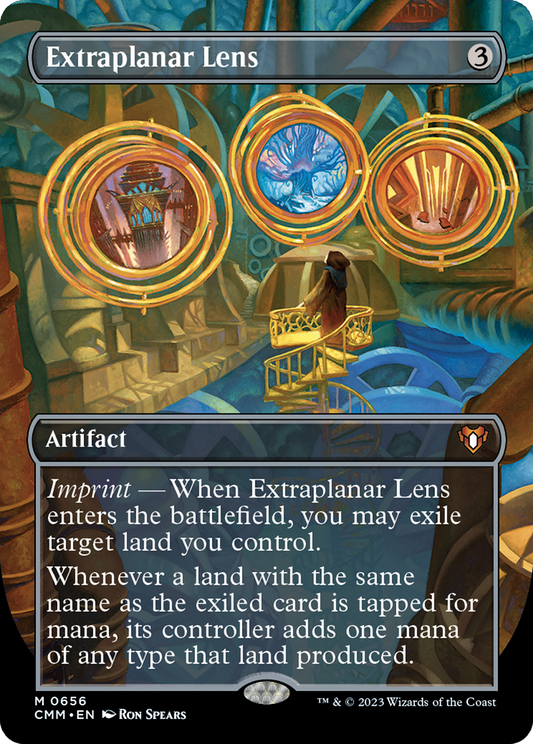 Extraplanar Lens (CMM-656) - Commander Masters (Borderless) Foil