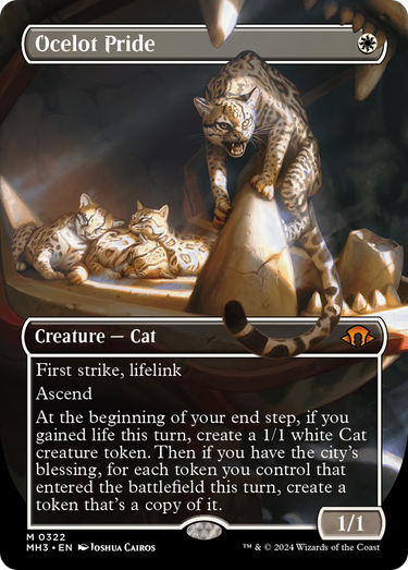 Ocelot Pride (Borderless) (MH3-322) - Modern Horizons 3 (Borderless) Foil
