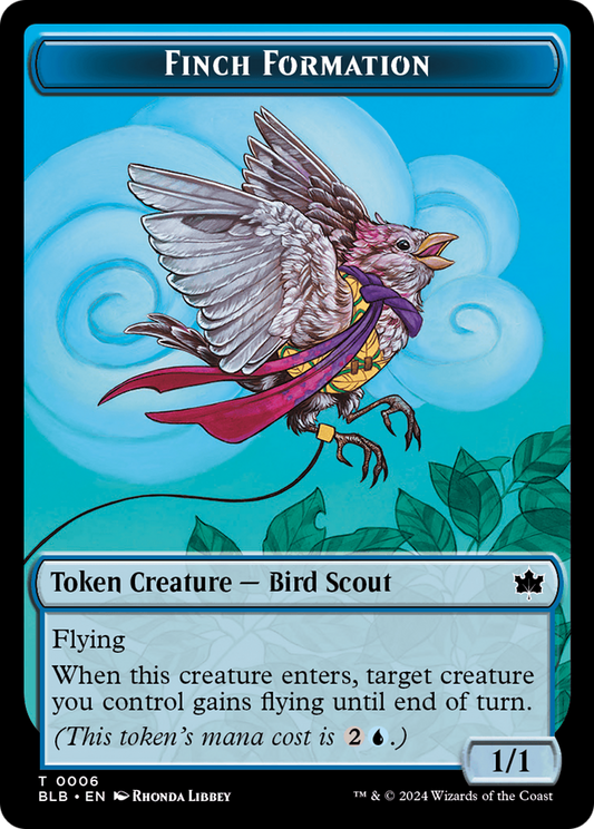 Finch Formation (TBLB-006) - Bloomburrow Tokens