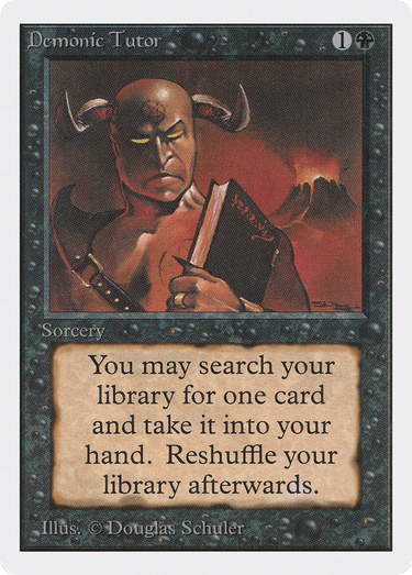 Demonic Tutor (2ED-) - Unlimited Edition