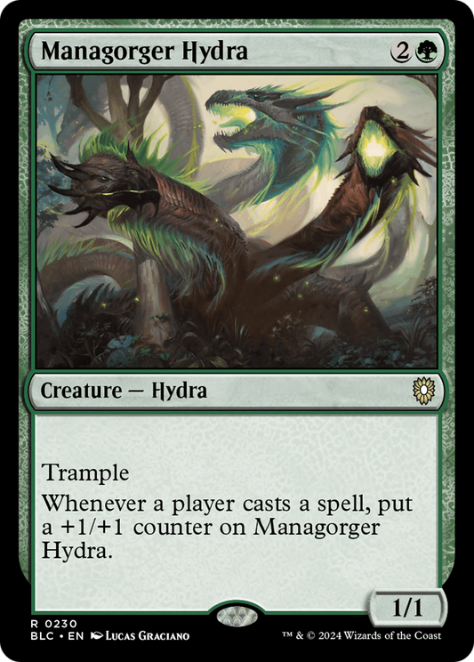 Managorger Hydra (BLC-230) - Bloomburrow Commander