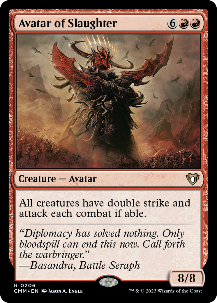 Avatar of Slaughter (CMM-206) - Commander Masters