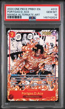 Portgas D.Ace MANGA #013 PSA 10