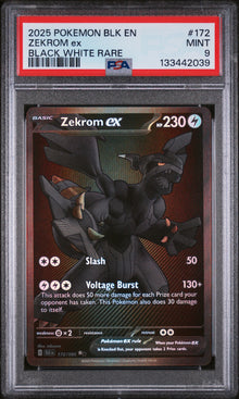 Zekrom Ex 172/086 PSA 9