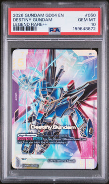 Destiny Gundam Legend Rare++ #050 PSA 10
