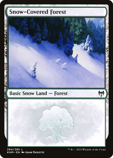 Snow-Covered Forest (284) (KHM-284) - Kaldheim: (snow)