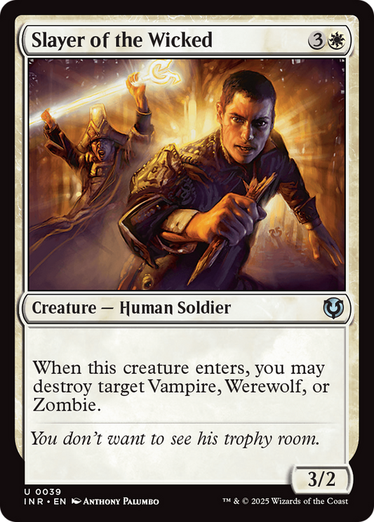 Slayer of the Wicked (-039) - Innistrad Remastered Foil
