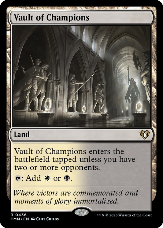 Vault of Champions (CMM-436) - Commander Masters Foil