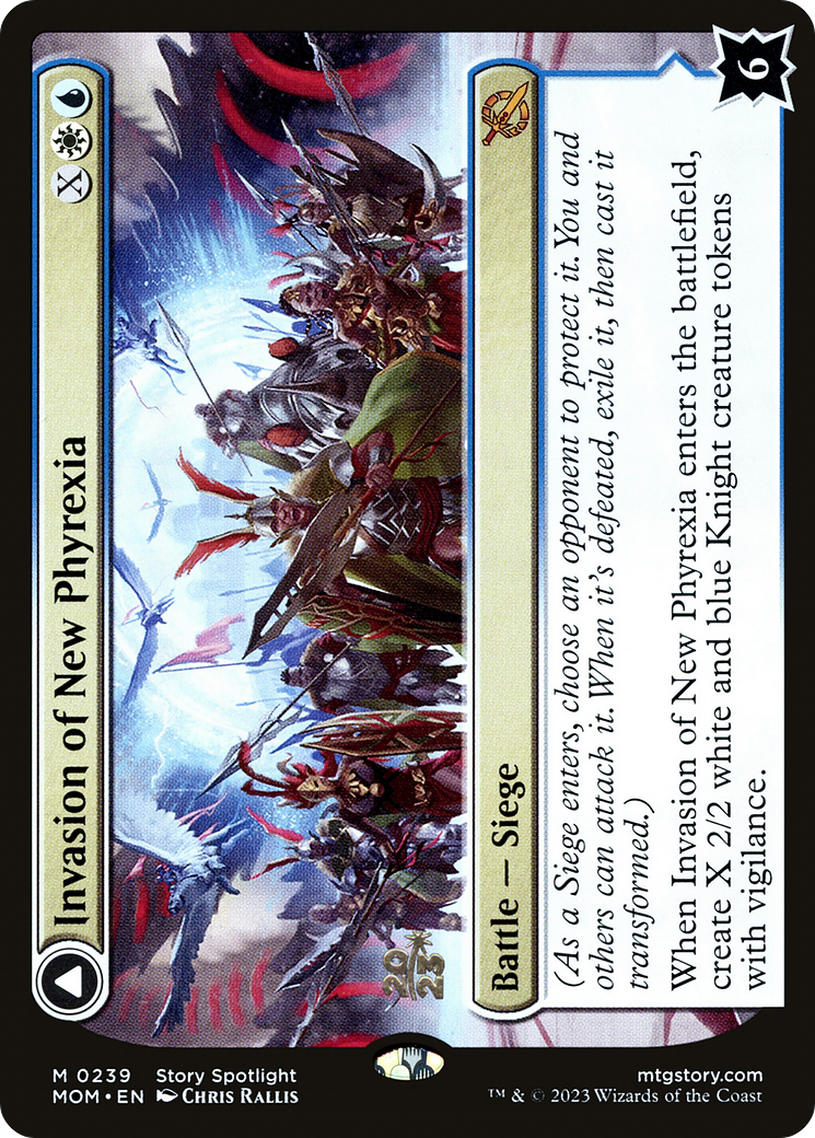Invasion of New Phyrexia // Teferi Akosa of Zhalfir (PMOM-239S) - March of the Machine Promos Foil