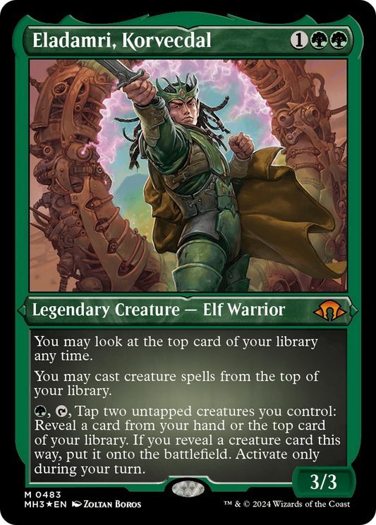 Eladamri, Korvecdal (MH3-483) - Modern Horizons 3 Etched Foil