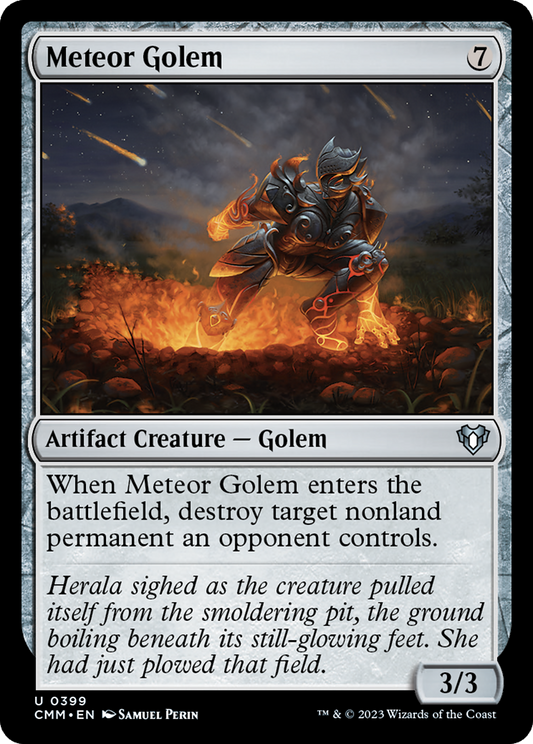 Meteor Golem (CMM-399) - Commander Masters