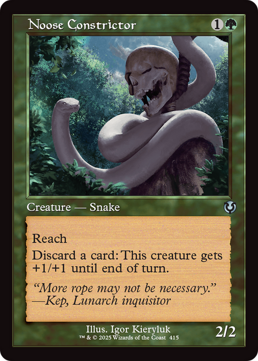 Noose Constrictor (Retro Frame) (-415) - Innistrad Remastered