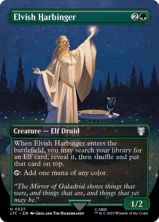 Elvish Harbinger Borderless Foil
