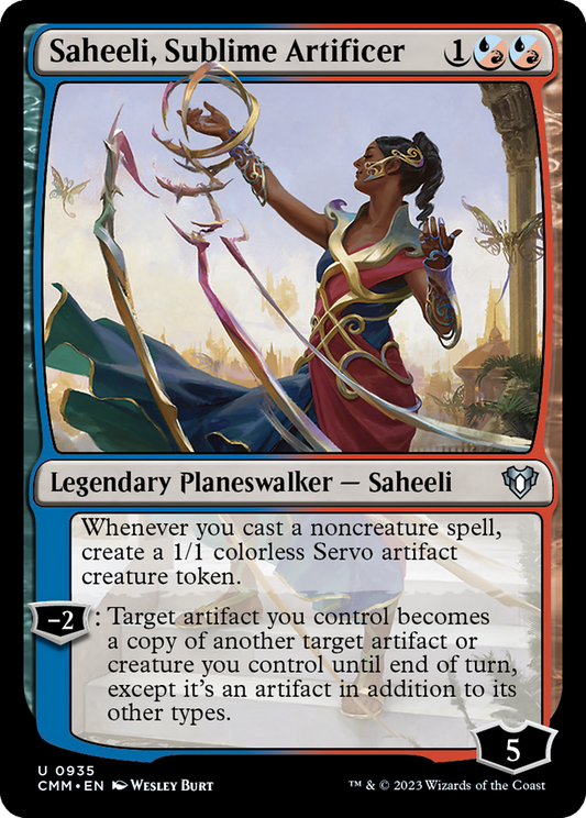 Saheeli, Sublime Artificer (CMM-935) - Commander Masters