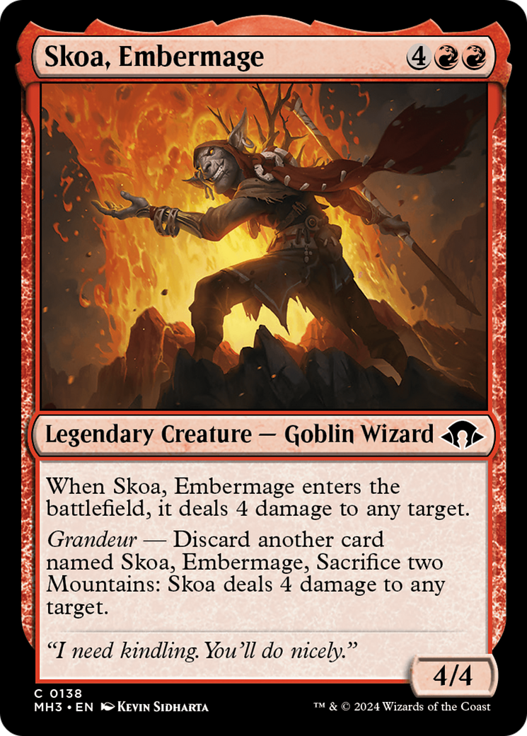 Skoa, Embermage (MH3-138) - Modern Horizons 3 Foil