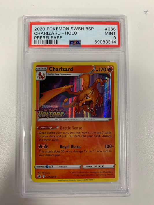 Charizard Vivid Voltage Prerelease Promo PSA 9