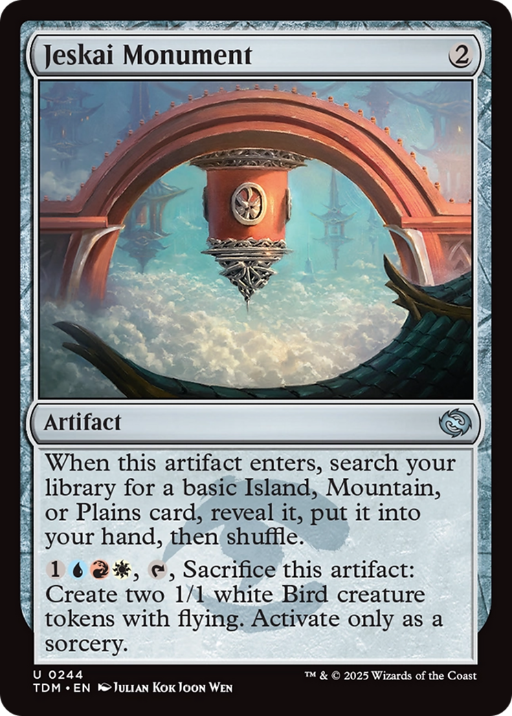 Jeskai Monument (TDM-244) - Tarkir: Dragonstorm Foil