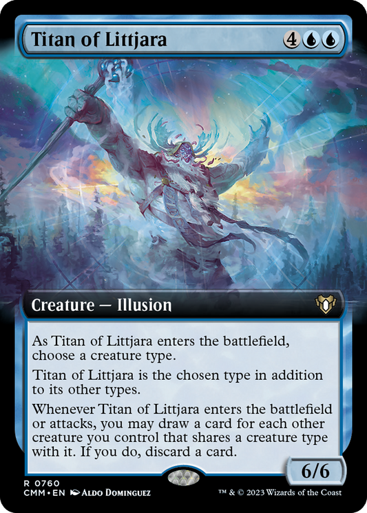 Titan of Littjara (CMM-760) - Commander Masters: (Extended Art)