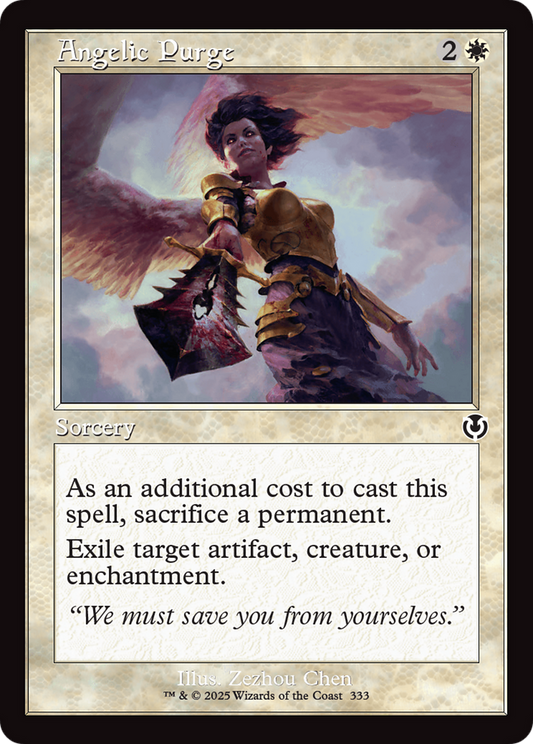 Angelic Purge (Retro Frame) (-333) - Innistrad Remastered Foil